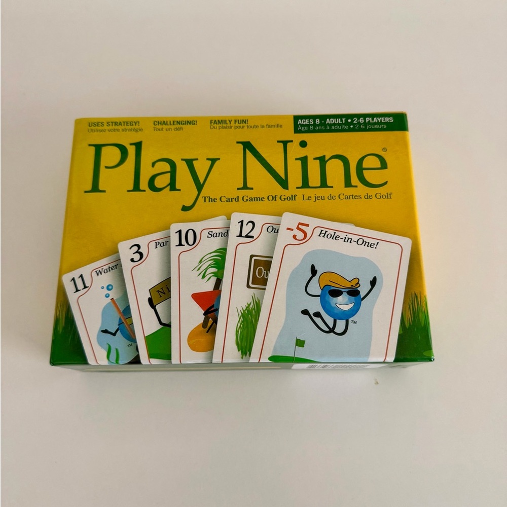 Play Nine- brand new- Family Card Game